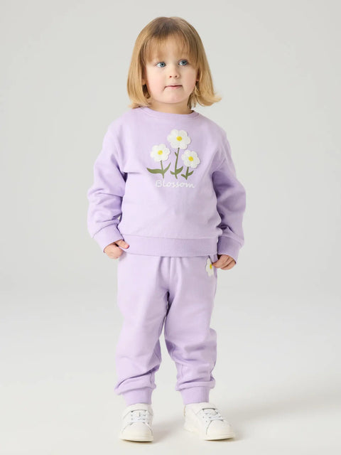 Name it Sweatshirt Blossom lavendel