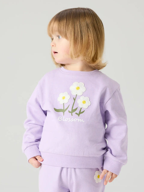 Name it Sweatshirt Blossom lavendel