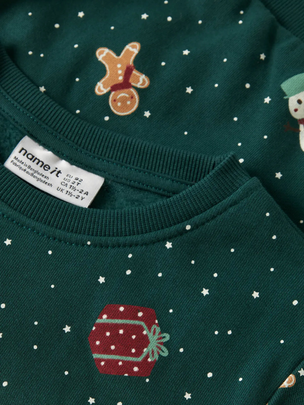 Name it XMAS Sweater grün