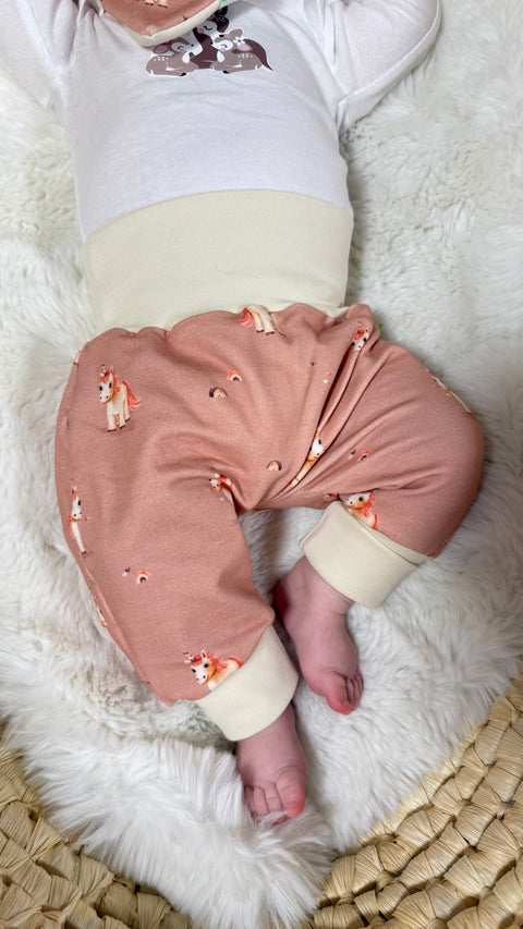 MitwachsSet für Babys - Kleine Träumerin Einhorn - altrosa ★exklusiv★