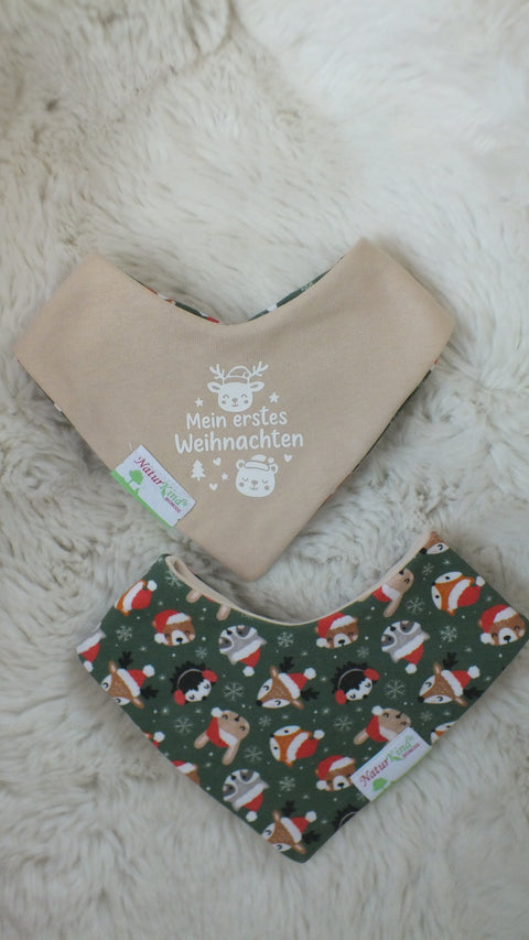 Wendehalstuch "Mein erstes Weihnachten"