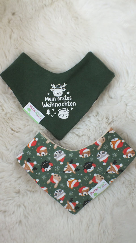 Wendehalstuch "Mein erstes Weihnachten"