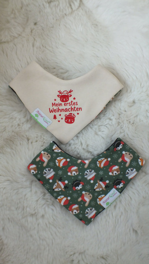 Wendehalstuch "Mein erstes Weihnachten"
