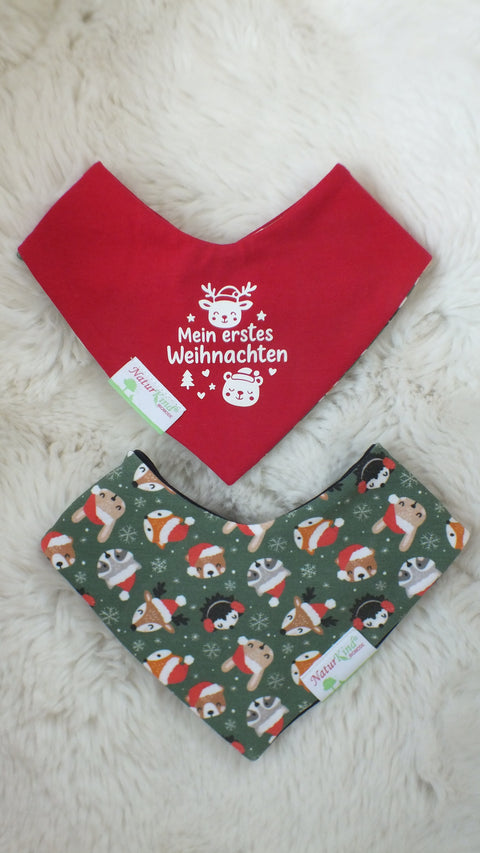 Wendehalstuch "Mein erstes Weihnachten"