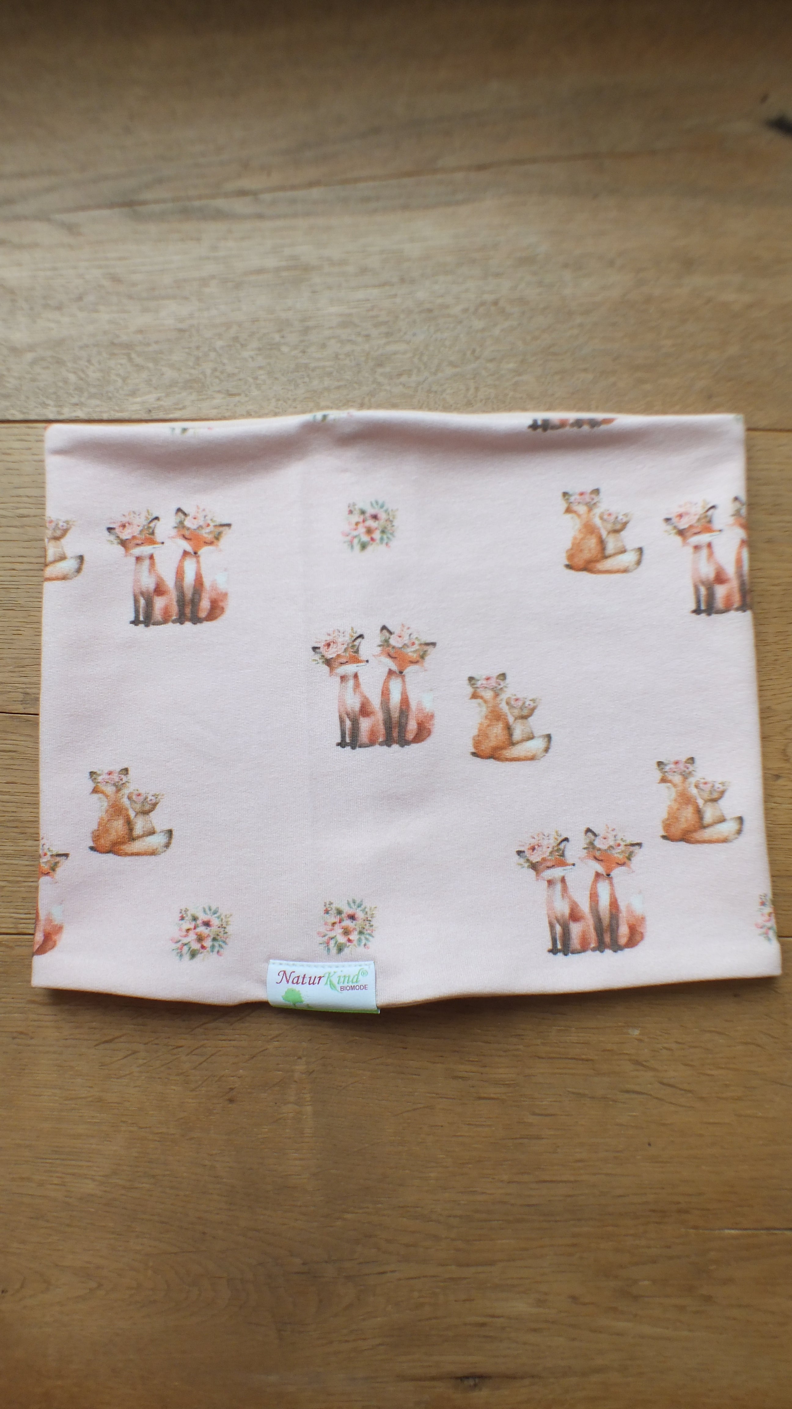 Schlupfloop Blütenfuchs rosé peach