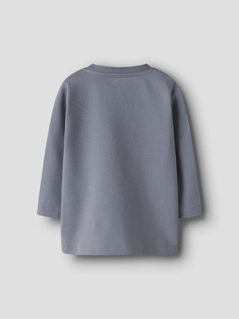 Name it Langarmshirt Vespa blaugrau