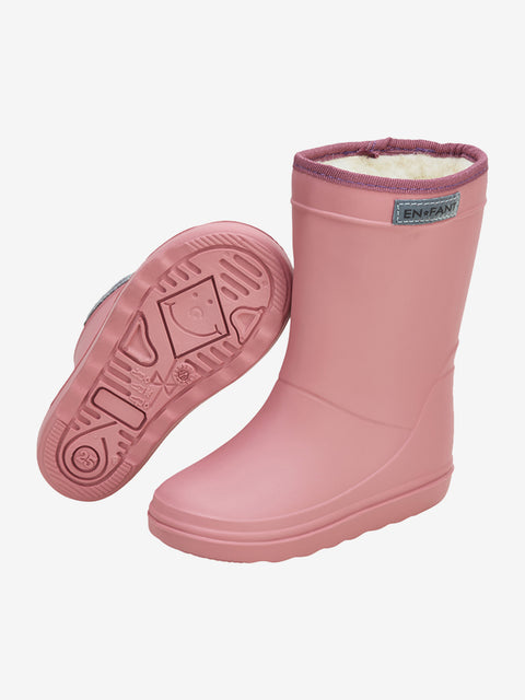 ENFANT Gummistiefel gefüttert old rose