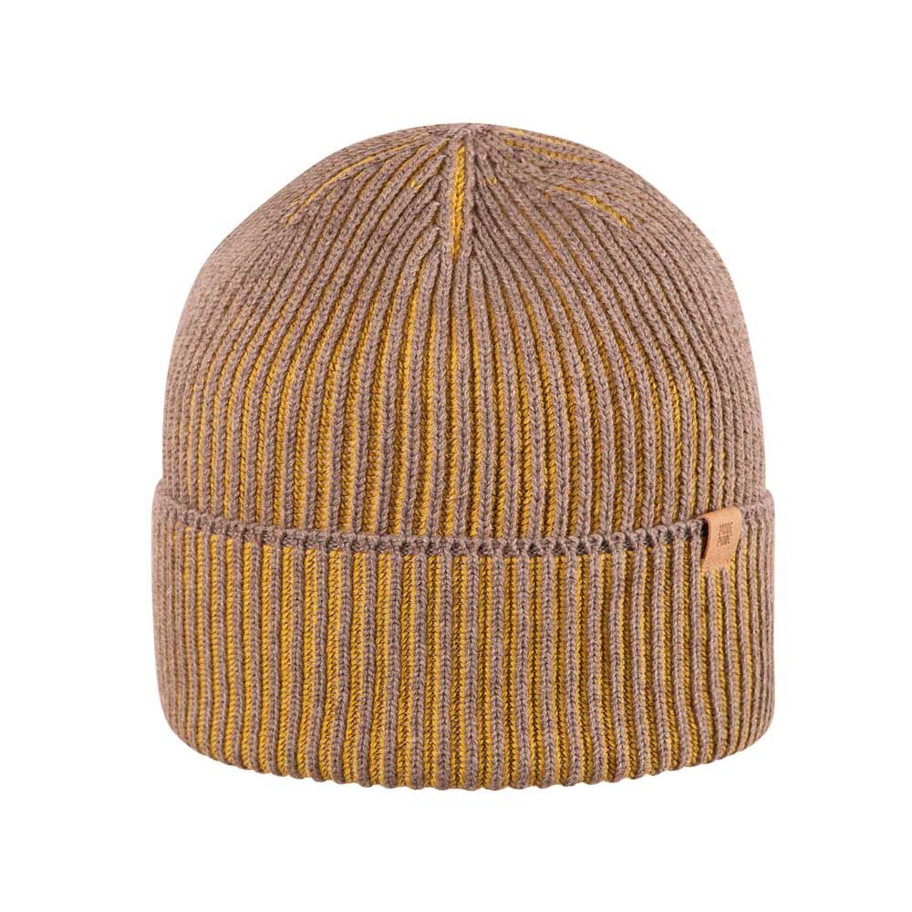 Pure Pure Merino/Baumwolle Rip Beanie kaschmir