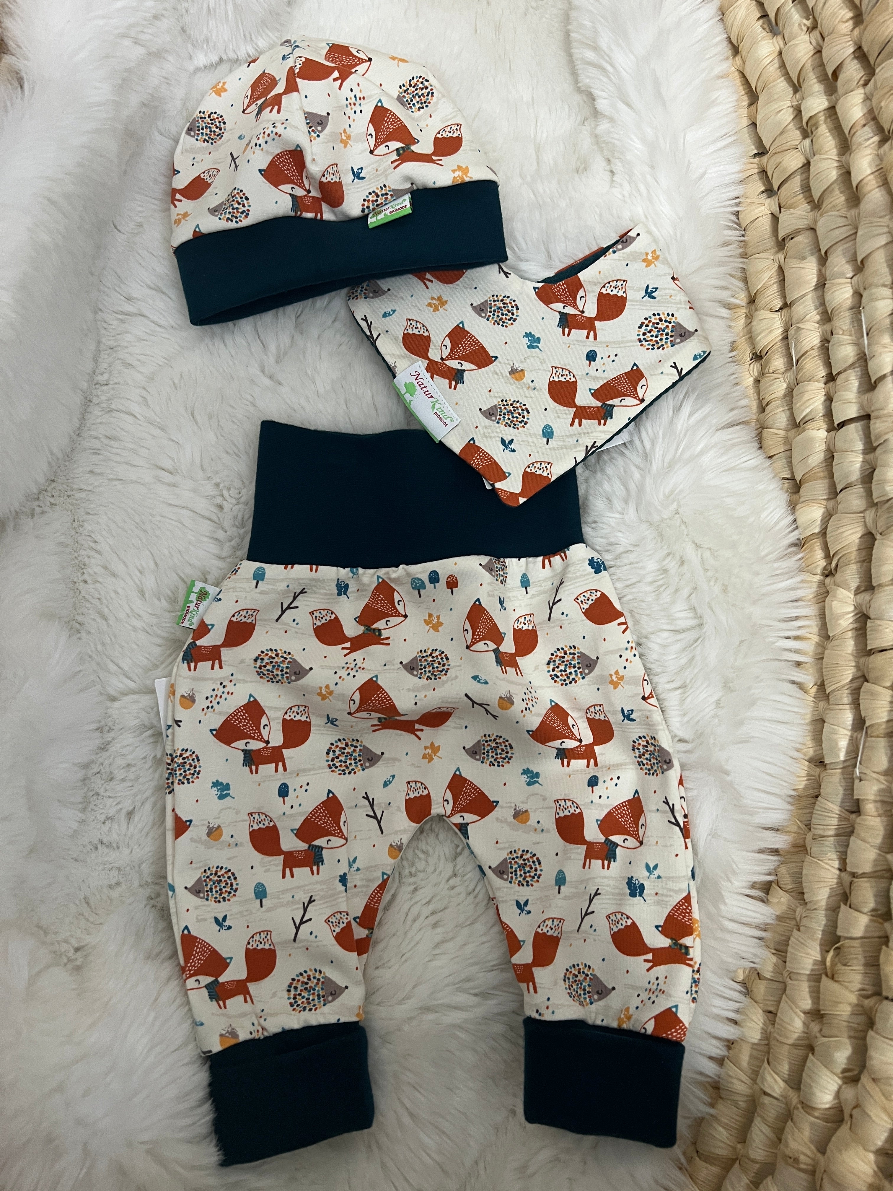 MitwachsSet für Babys - Fuchs & Igel