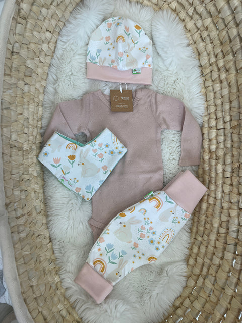 Bündchen Beanie Süßes Häschen