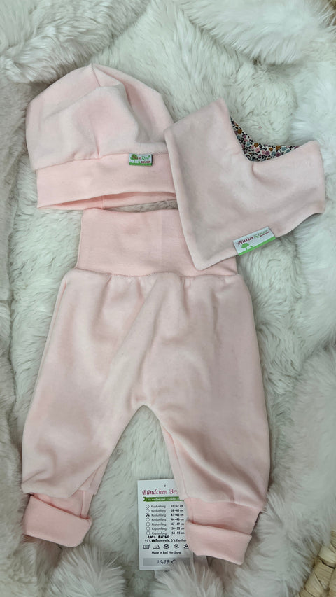 MitwachsSet für Babys - Uni Nicki zartrosa