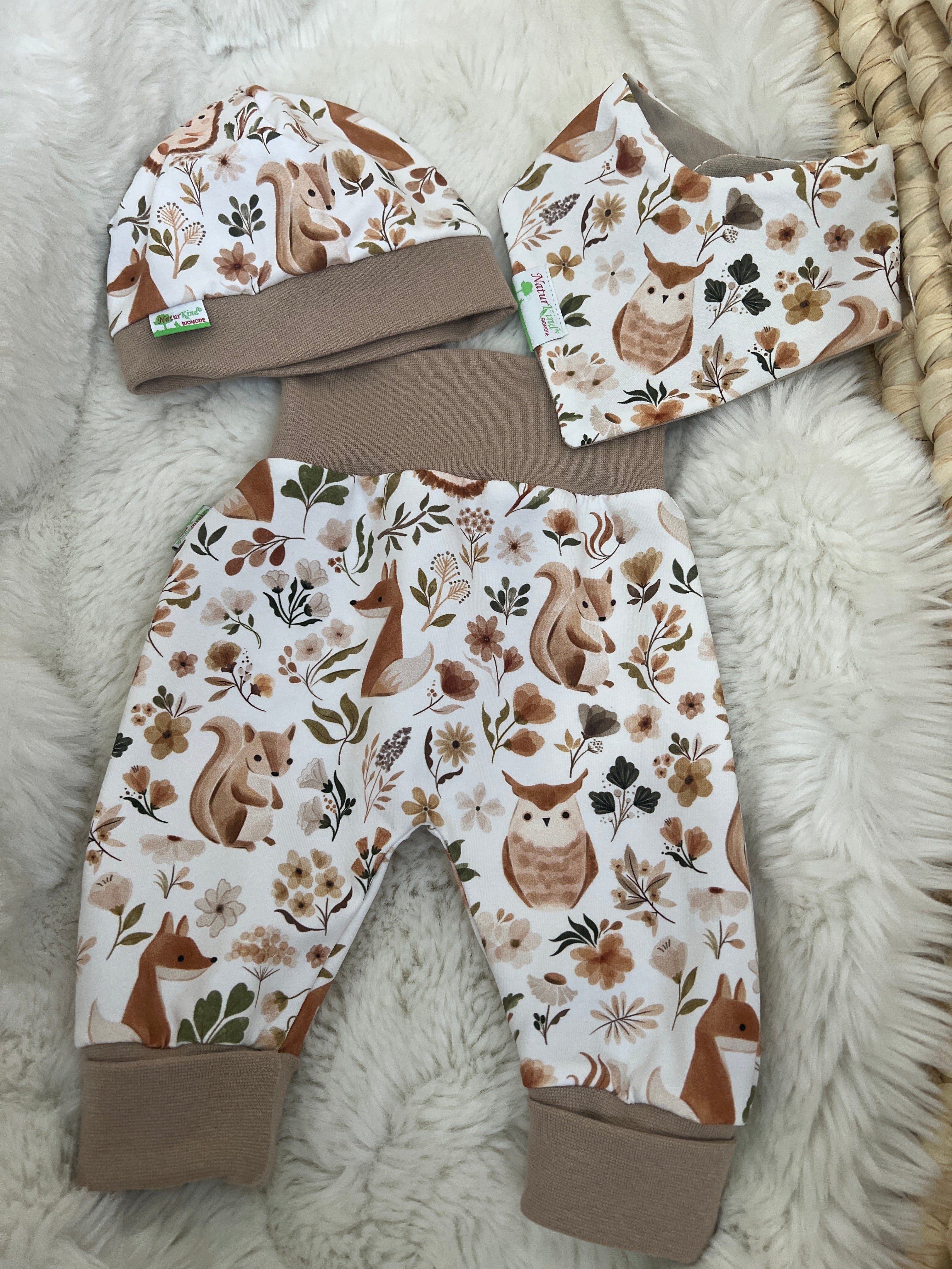 MitwachsSet für Babys - Waldfreunde beige ★exklusiv★