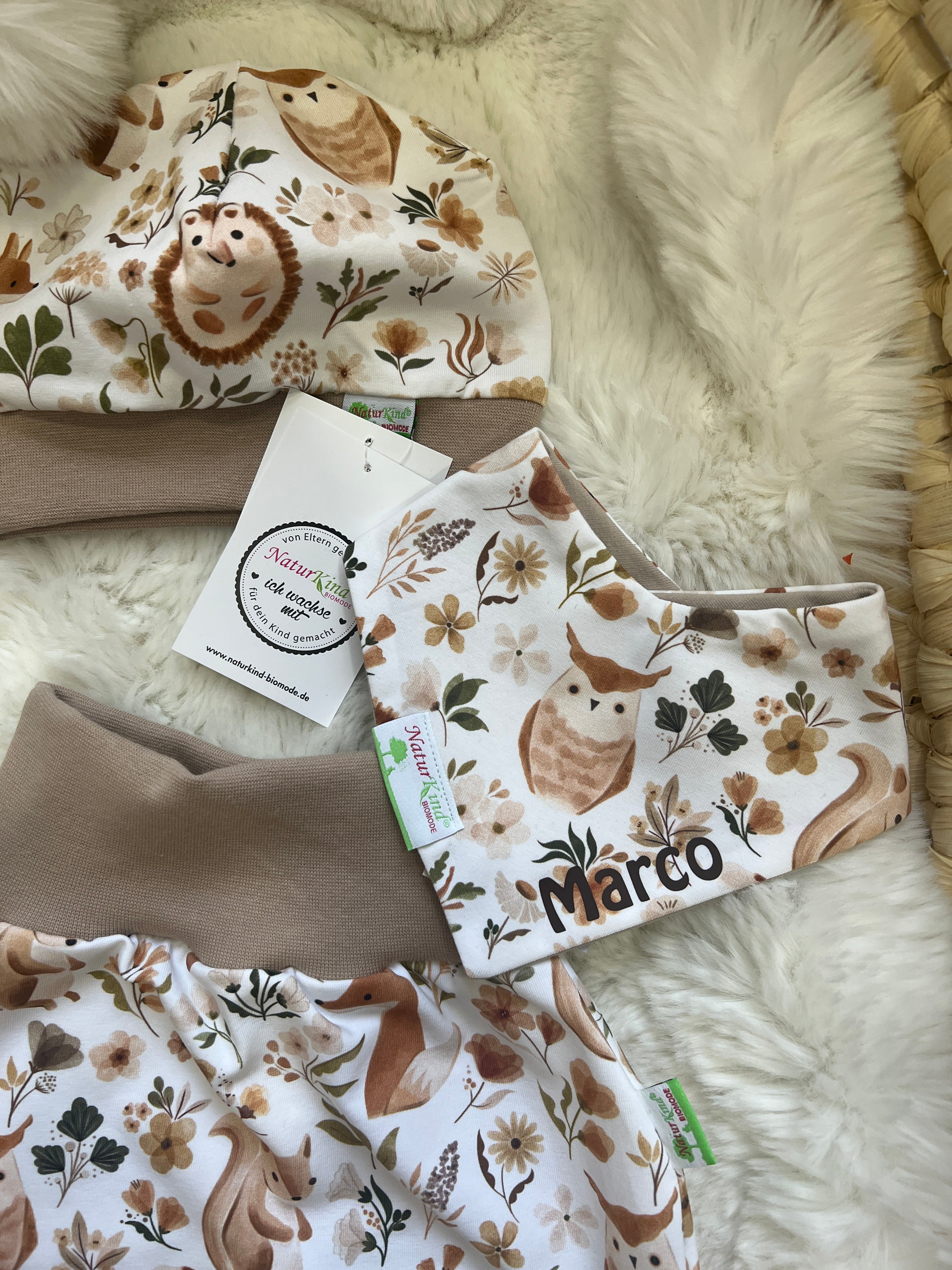 MitwachsSet für Babys - Waldfreunde beige ★exklusiv★