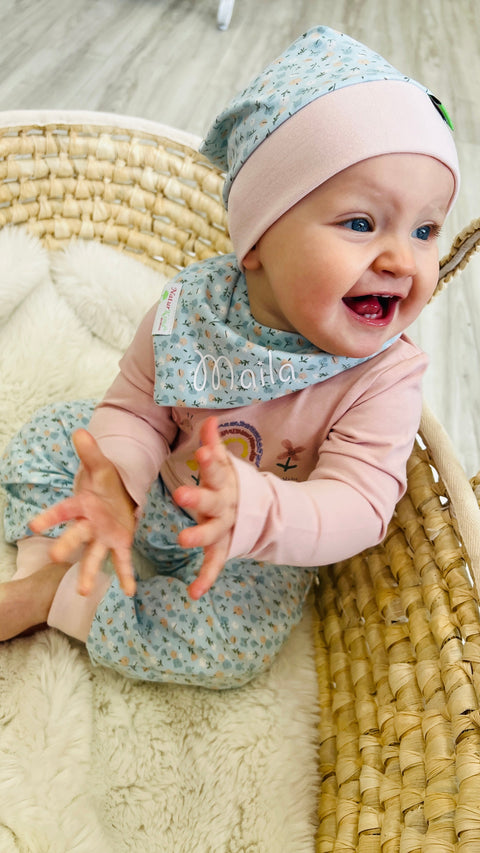 MitwachsSet für Babys - Blaue Blumenwiese