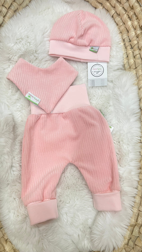 MitwachsSet für Babys - Cord Nicky zartrosa