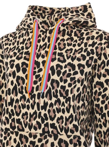 Zwillingsherz Hoodie "Leo Allover Neon Kante"