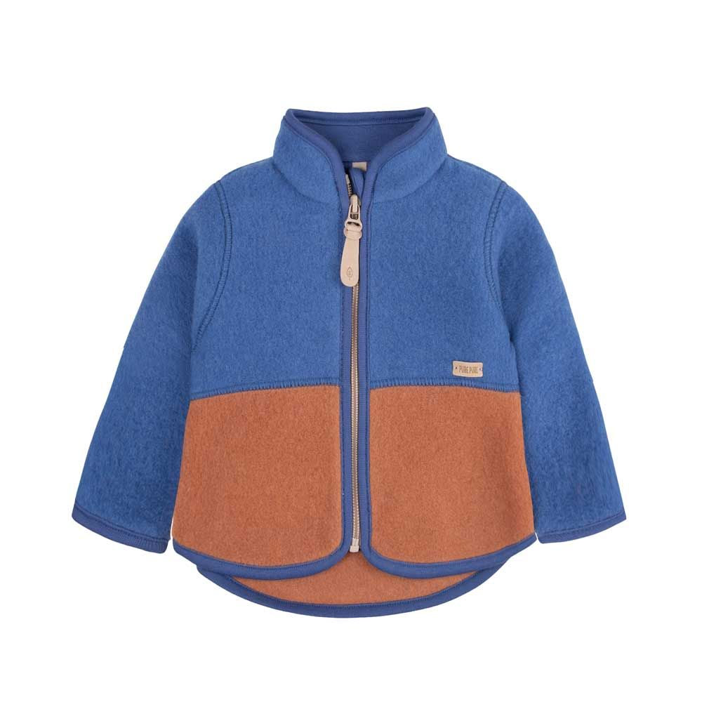 Pure Pure Merino Jacke blue/mocha