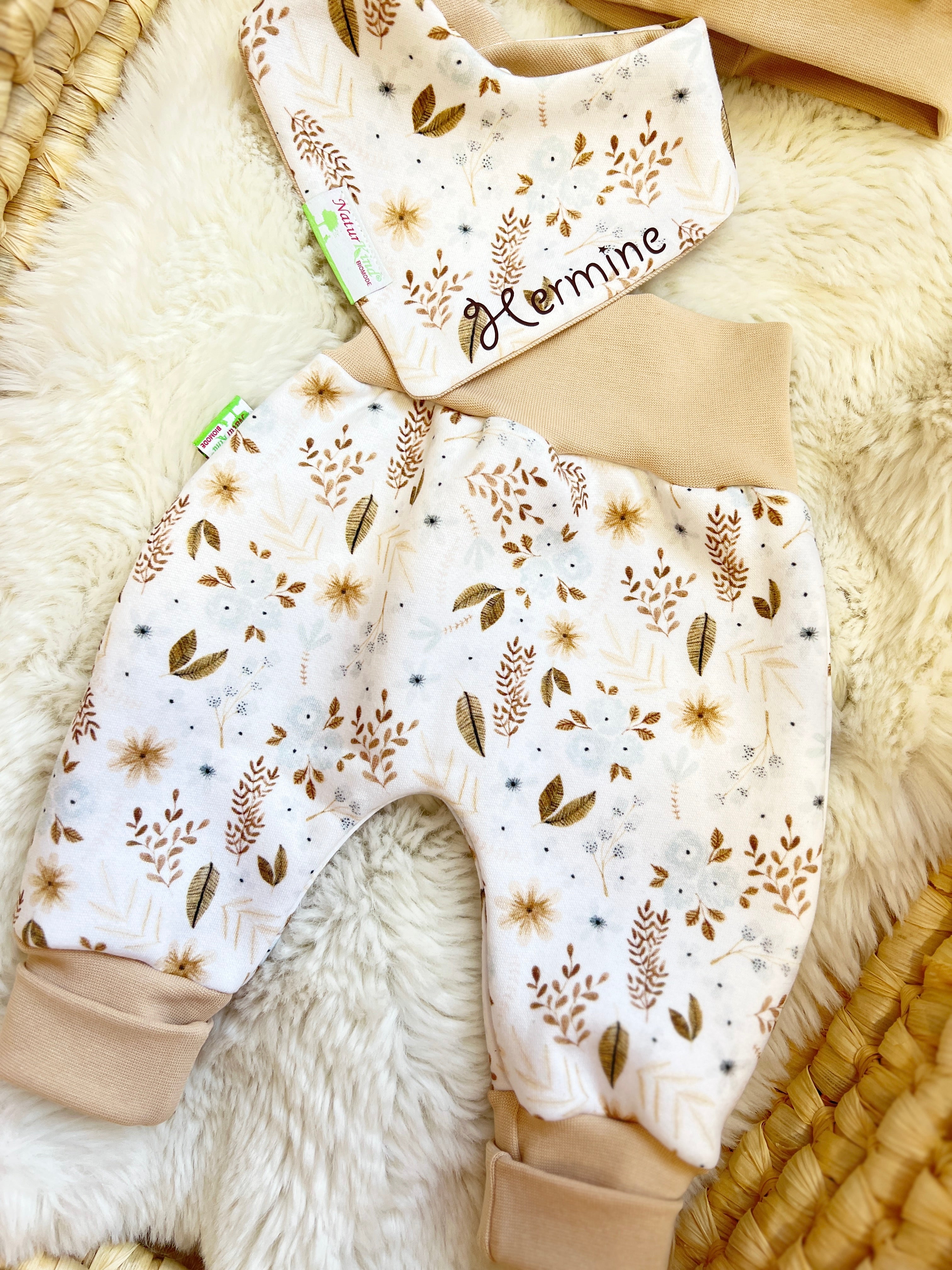 MitwachsSet für Babys - Boho Flowers beige ★exklusiv★