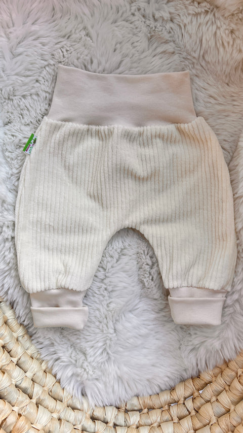 Naturkind Biomode® Mitwachshose / Babyhose  Bio Baumwolle Cord Nicky vanille