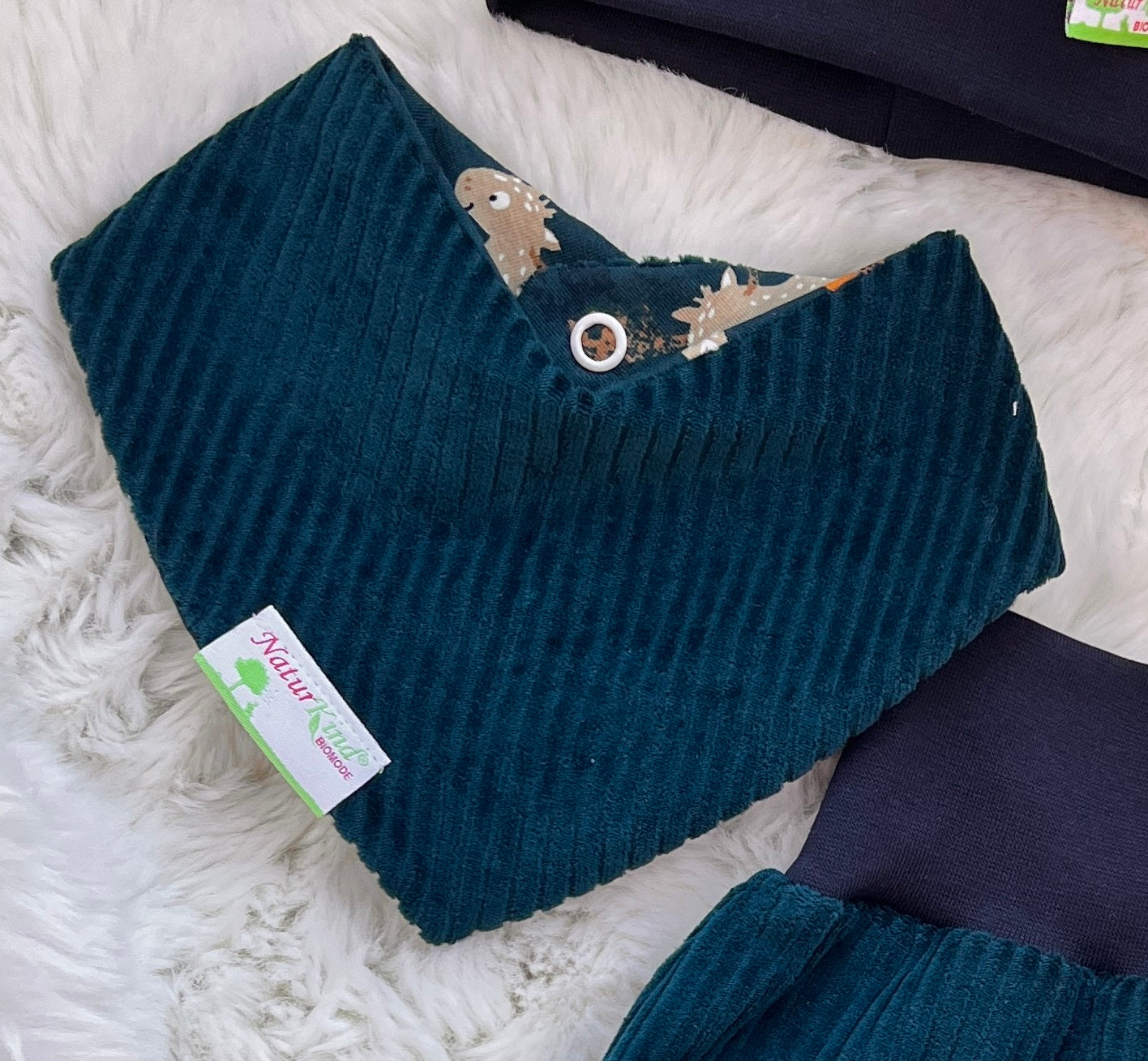 Wendehalstuch Cord Nicky mitternachtsblau