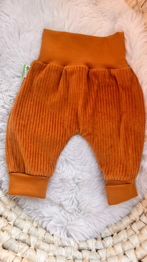 Naturkind Biomode® Mitwachshose / Babyhose  Bio Baumwolle Cord Nicky senf