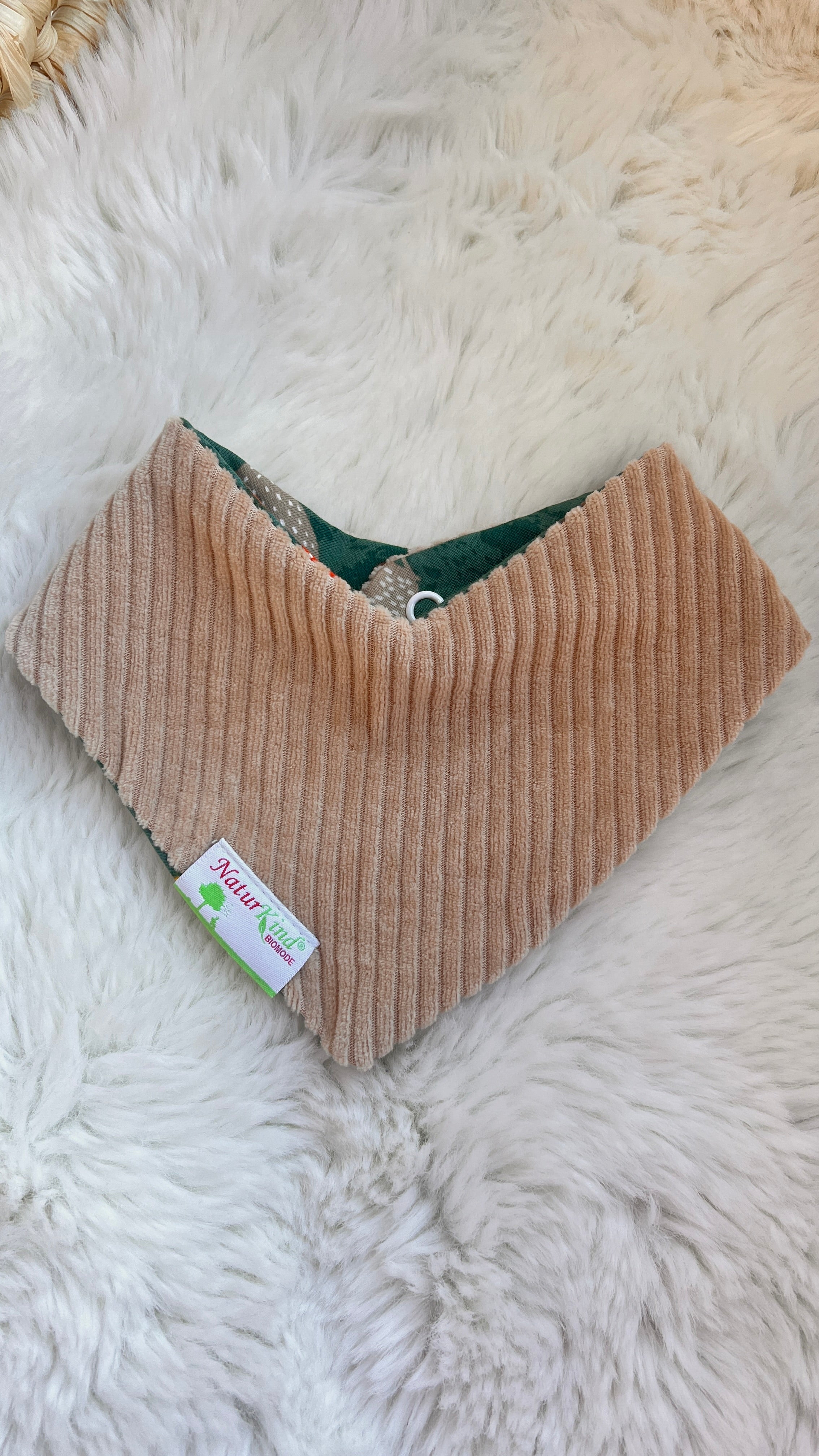 Wendehalstuch Cord Nicky beige