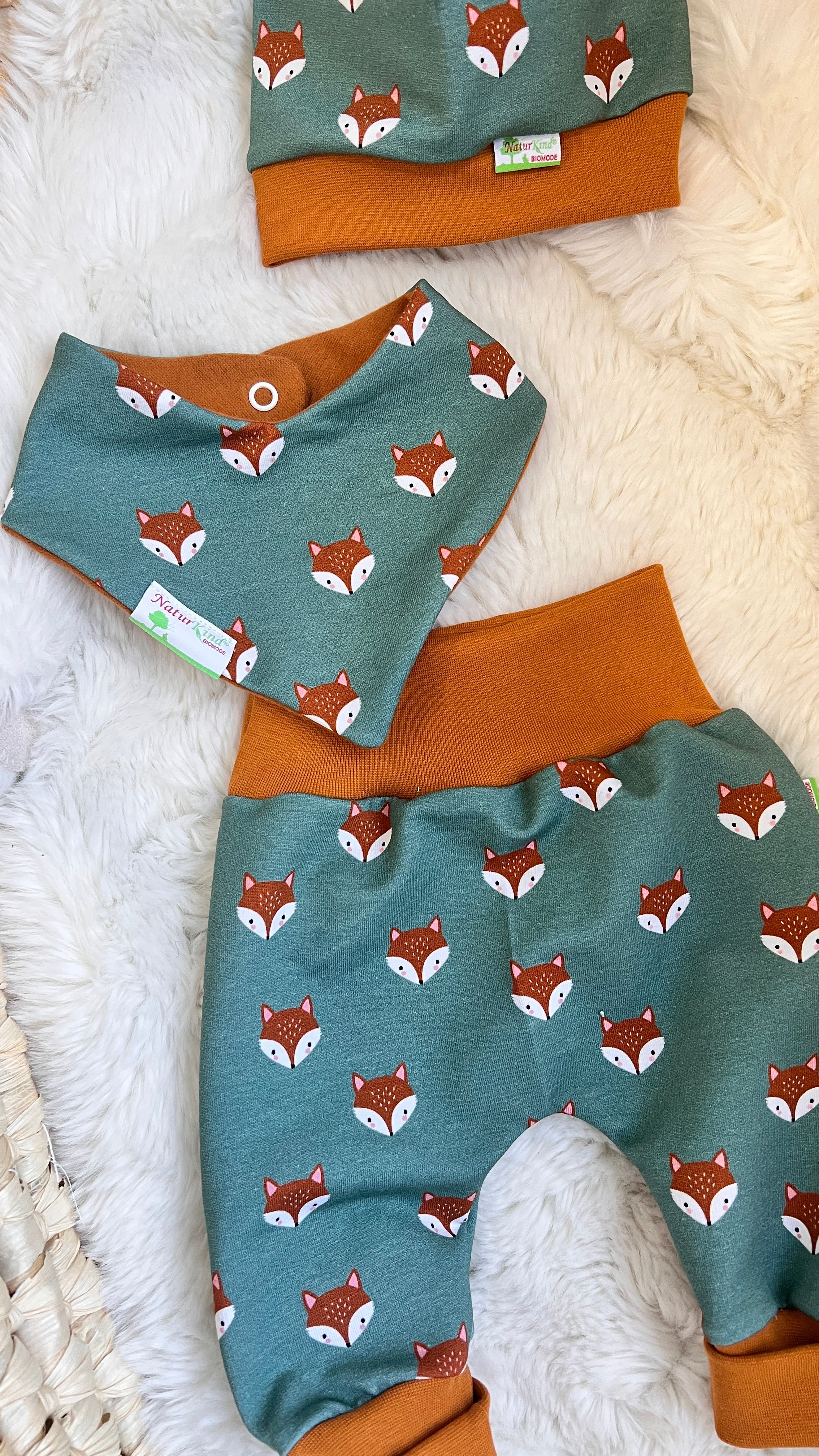 MitwachsSet für Babys - Füchse mint ★exklusiv★