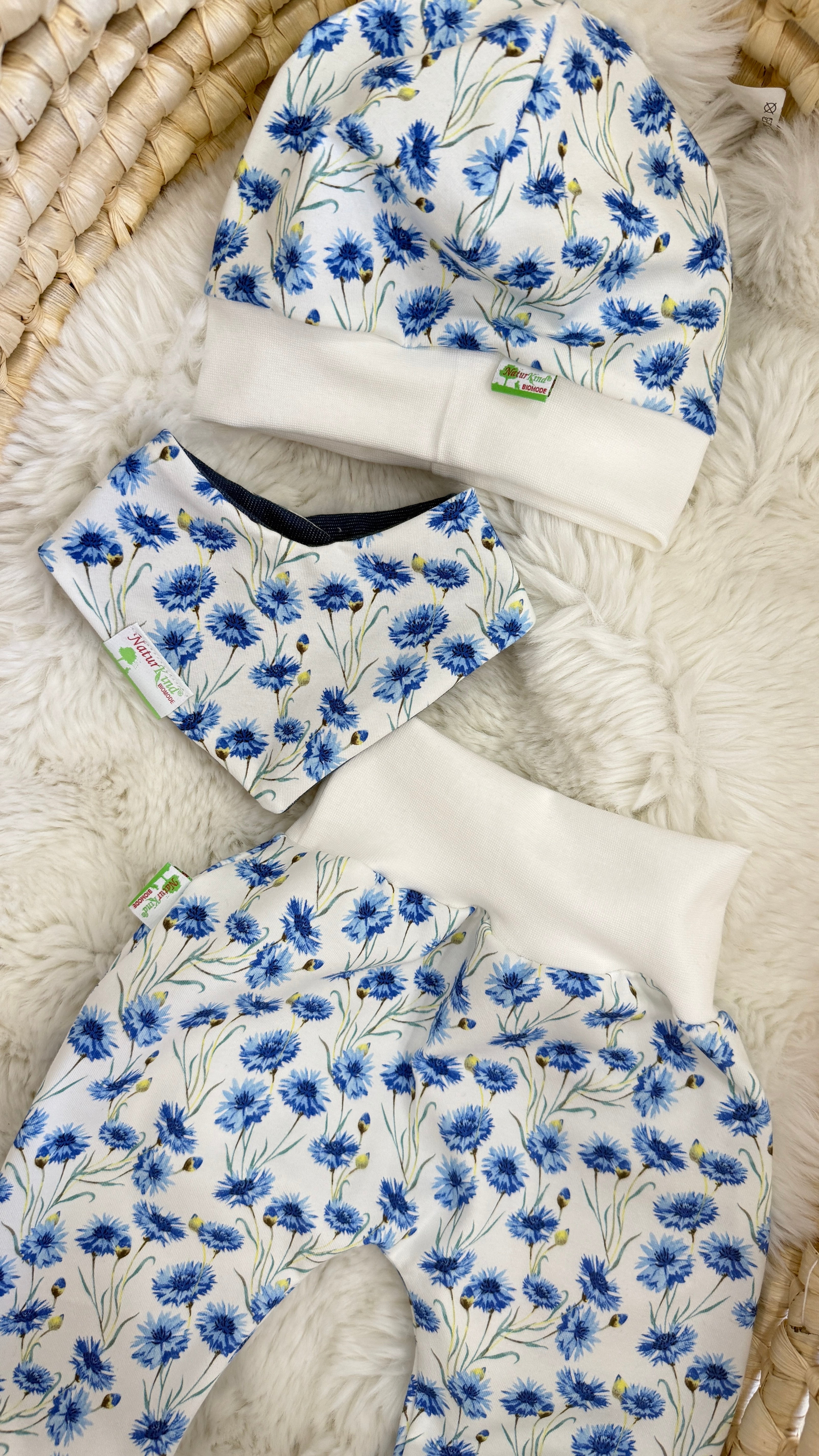 MitwachsSet für Babys - Kornblumen