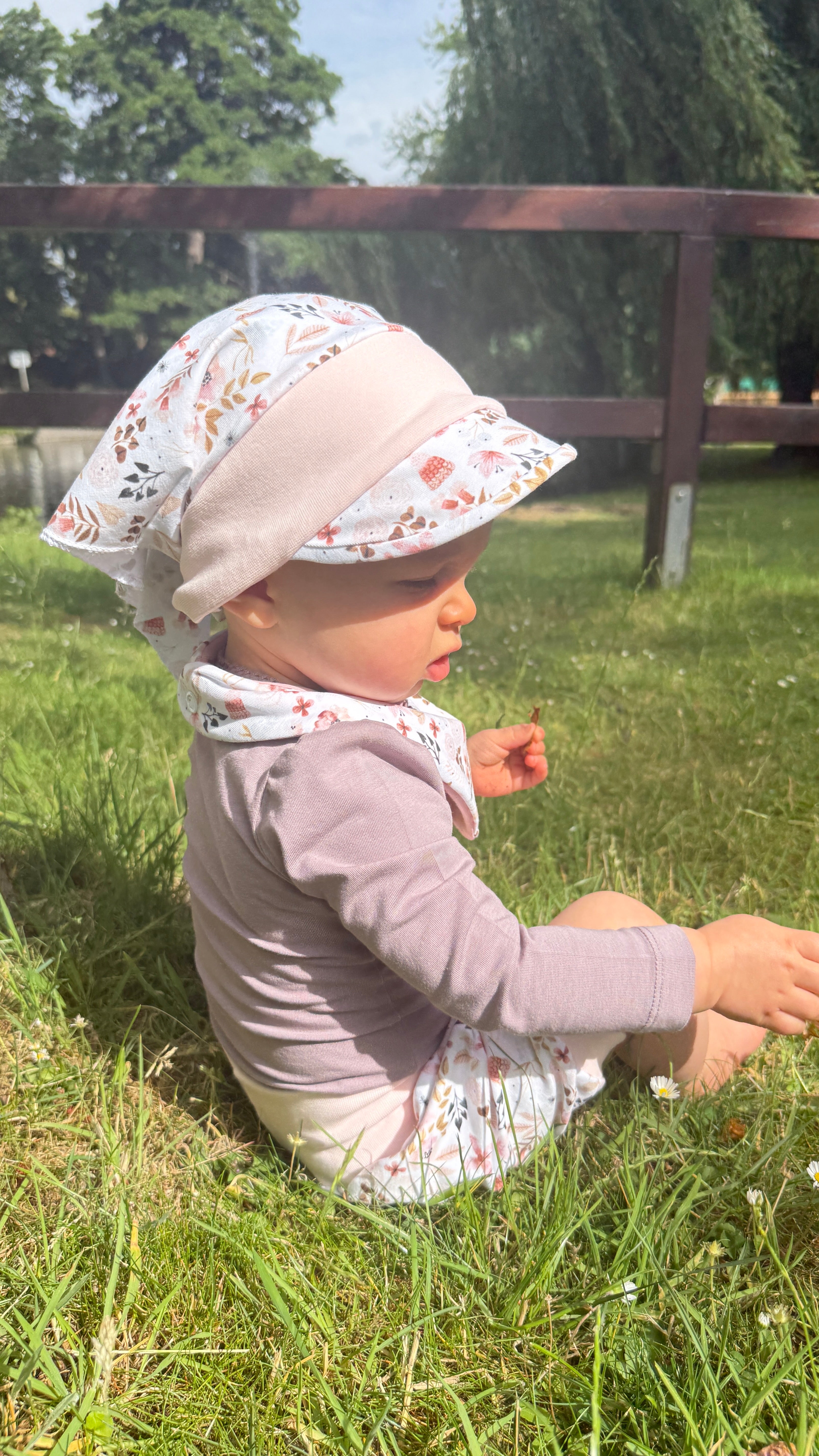 Naturkind Biomode ® 3-teiliges Sommersweat MitwachsSet für Babys Boho Flowers