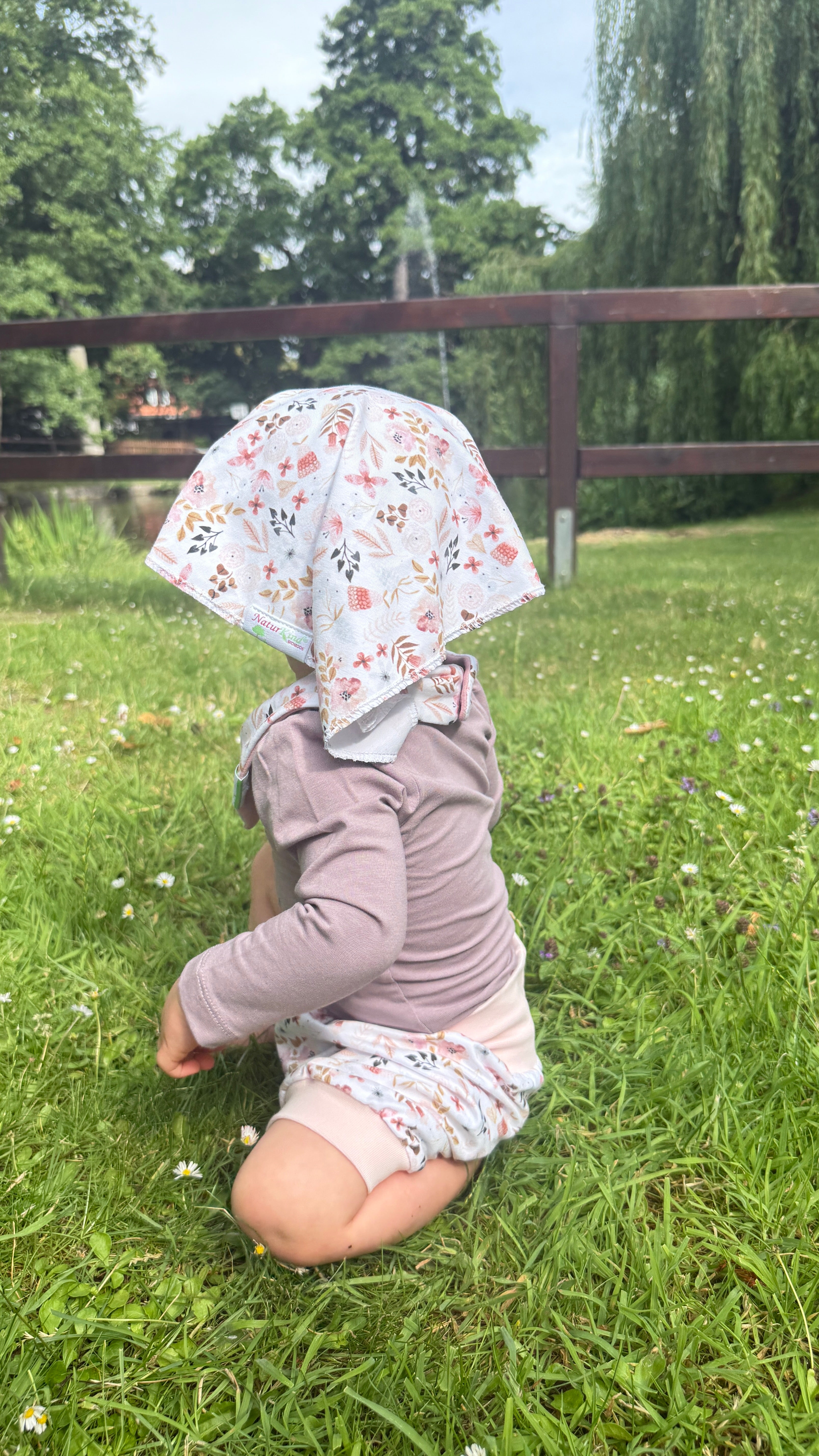 Naturkind Biomode ® 3-teiliges Sommersweat MitwachsSet für Babys Boho Flowers