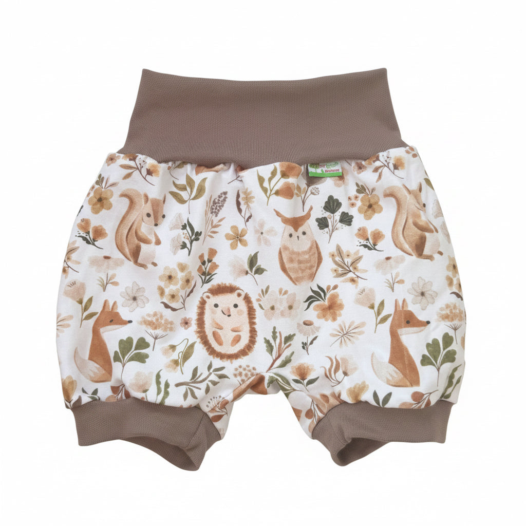 Kurze Mitwachshose Waldfreunde beige