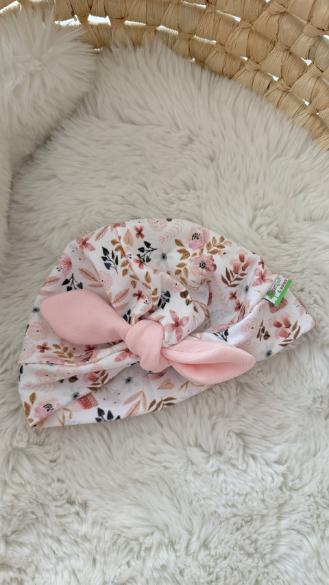 Turban Mütze mit Schleife Boho Flowers