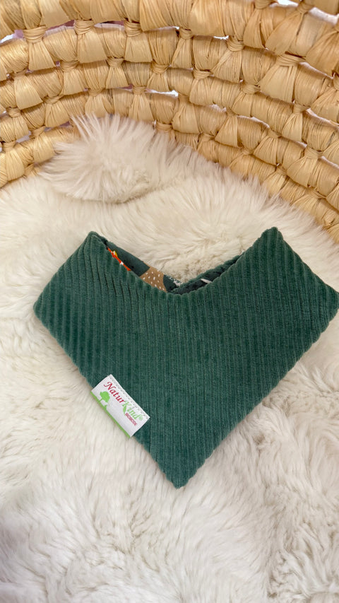 Wendehalstuch Cord Nicky salbei