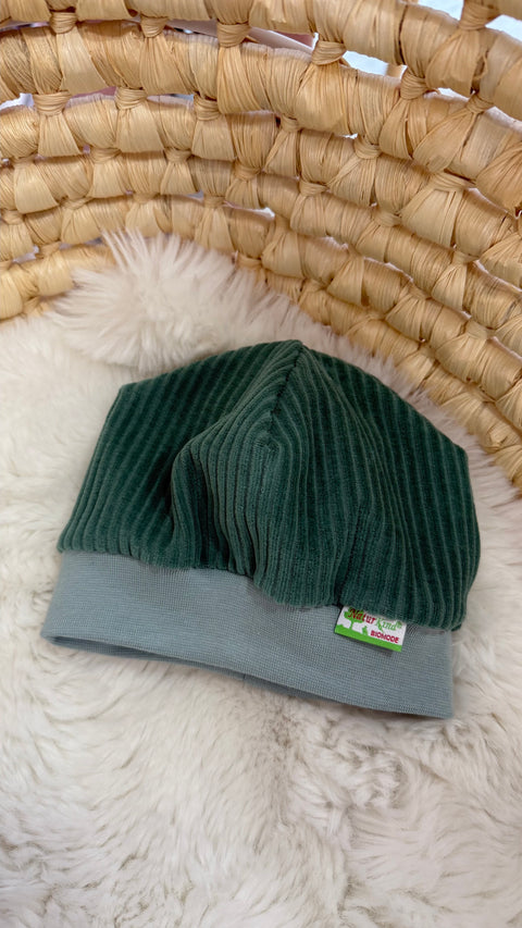 Bündchen Beanie Cord Nicky salbei