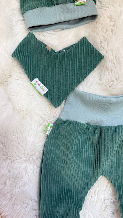 Wendehalstuch Cord Nicky salbei