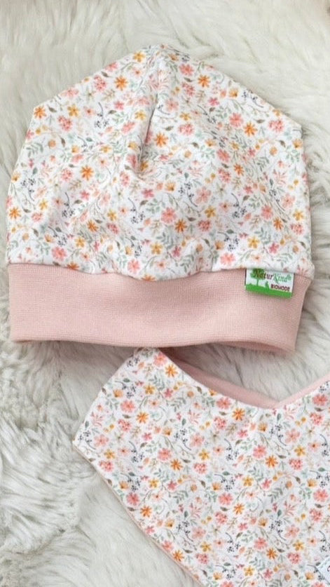 Bündchen Beanie Blütenmeer