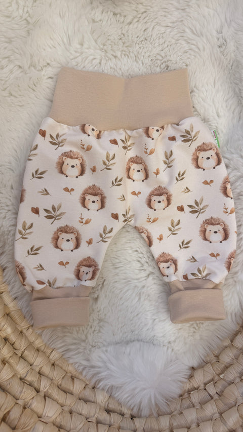 Naturkind Biomode® Mitwachshose / Babyhose Bio Baumwolle Kleiner Igelfreund ★exklusiv★