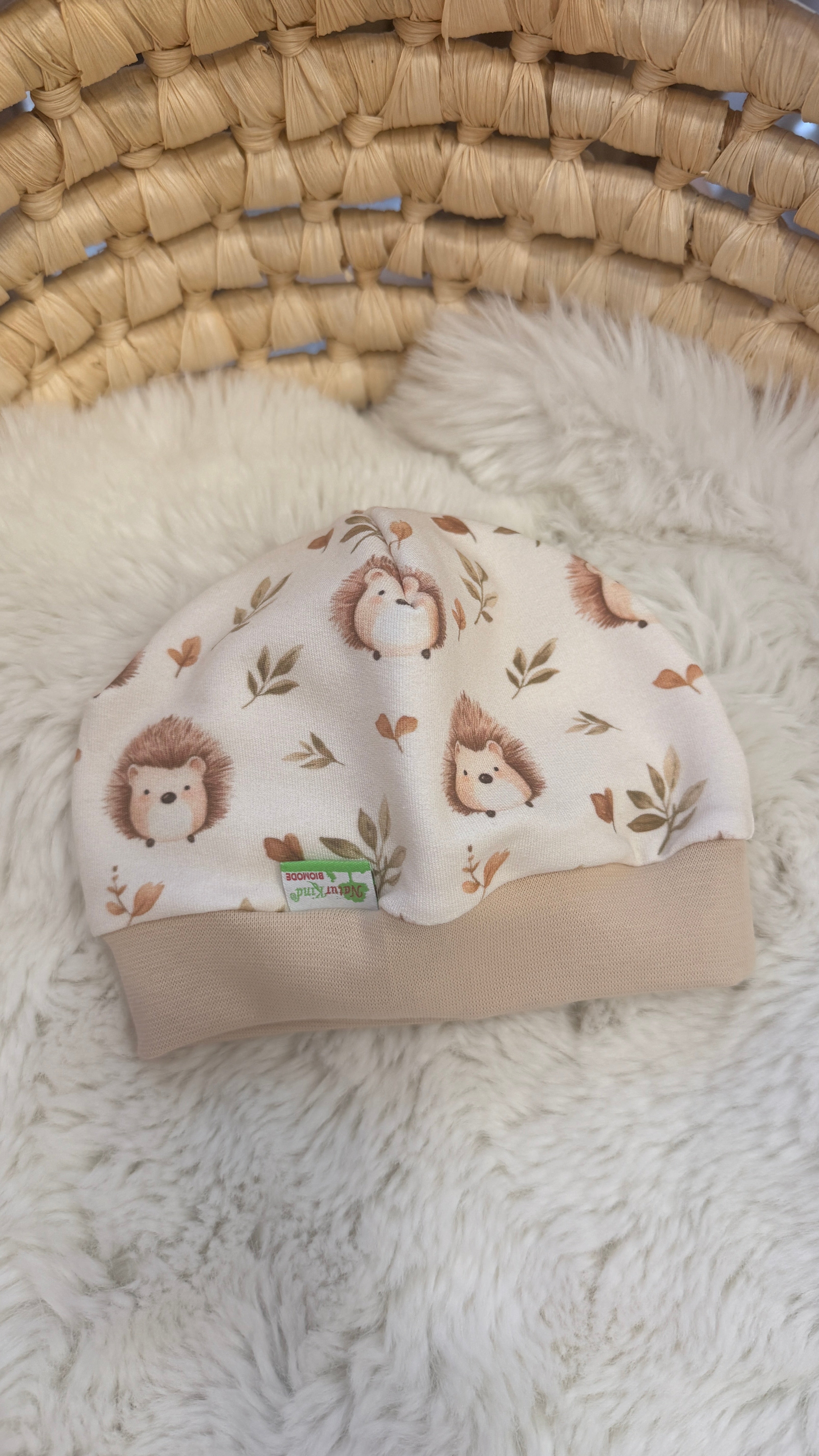 Bündchen Beanie Kleiner Igelfreund