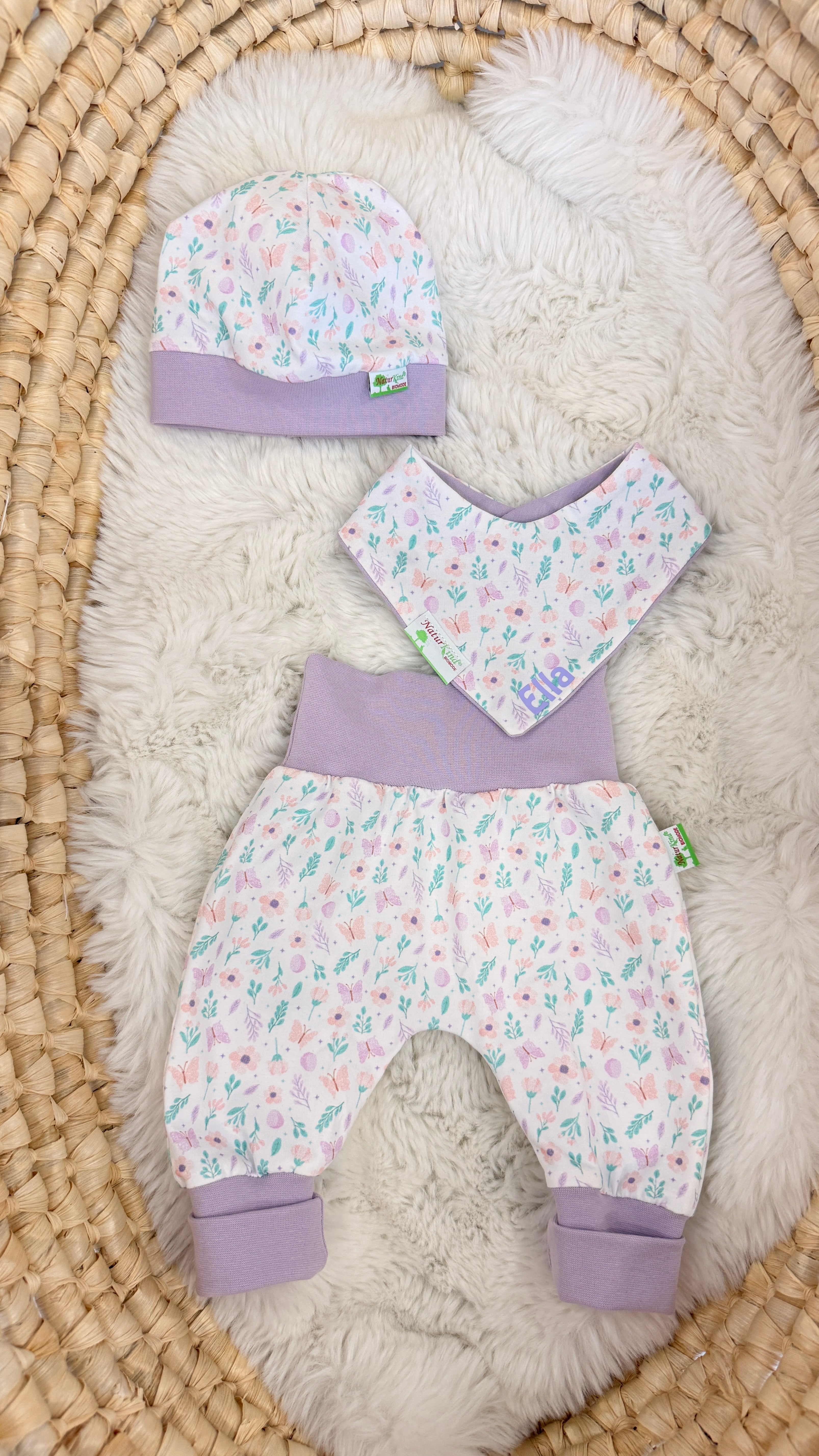 Bündchen Beanie Pastell Garden
