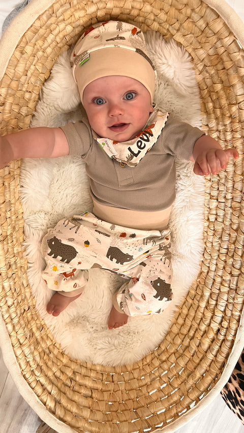 MitwachsSet für Babys - Tierischer Wald beige