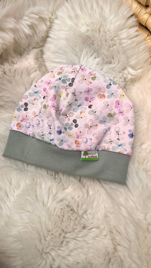 Bündchen Beanie Pastell Flowers