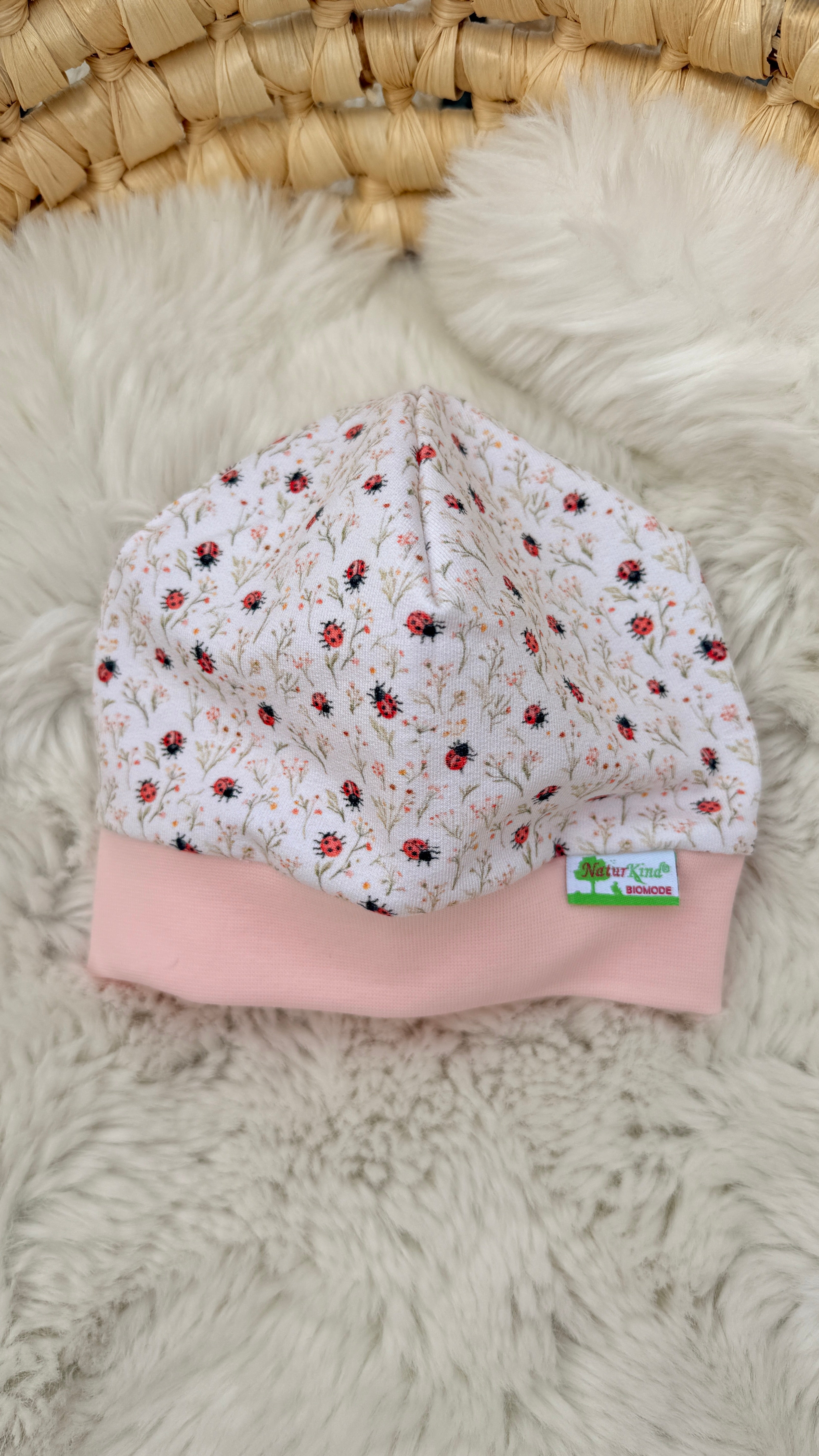 Bündchen Beanie Glückskäfer