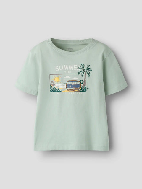 Name it T-Shirt Summer Vibe aqua