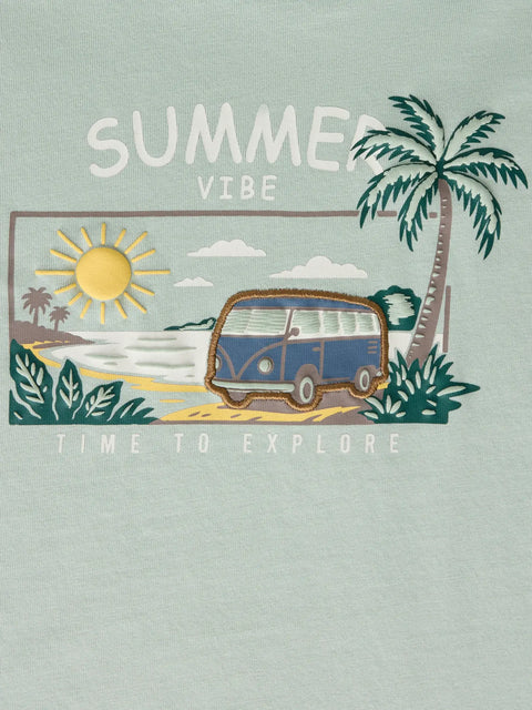 Name it T-Shirt Summer Vibe aqua