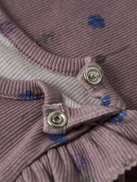 Name it Langarm Rib Body Blumenwiese toadstool