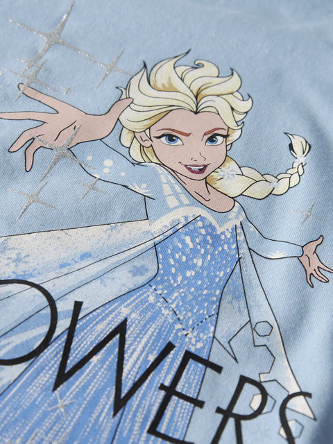Name it Langarmshirt FROZEN Elsa hellblau