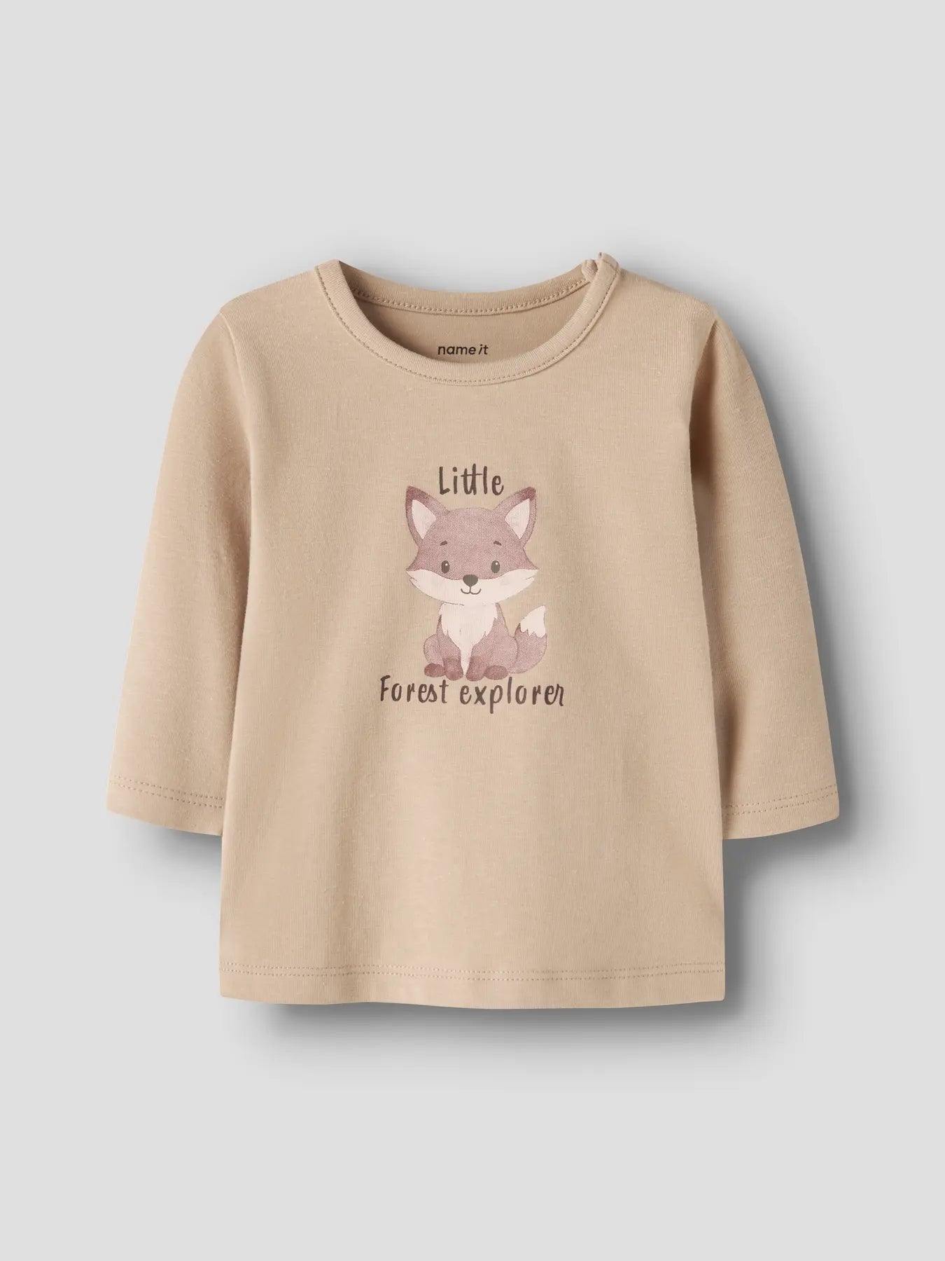 Name it Langarmshirt Fuchs sesame