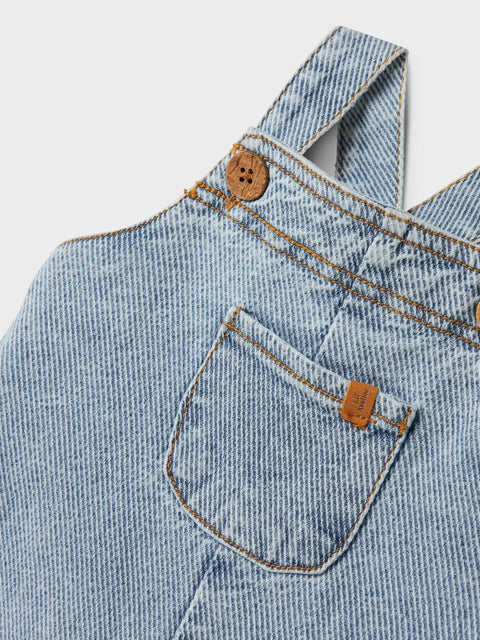 Lil' Atelier Jeans Latzhose medium blue