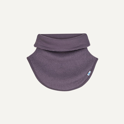 Finkid KAULUS WOOL Wollfleecekragen black plum one size