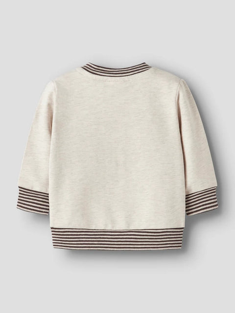 Name it Strickjacke Little Bear beige meliert